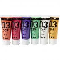 A-Color Acrylverf Set Metallic Secundair 6x20 ml - #595431