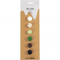 Afwerking CC Plus Acrylverf Naturel 6x5ml - Polymeerklei / Boetseerklei - #594565