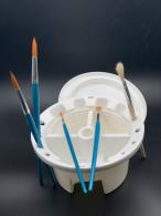 Afwerking VerfKwastWasser 17 x 9 cm Wit - Polymeerklei / Boetseerklei - #602030