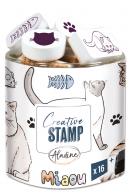 Aladine Stampo Stempel Set Katten 15 stuks - #592973