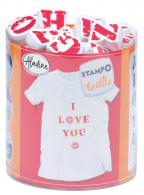 Aladine Stampo Stempel Set Textiel Alfabet 45 stuks - #591425