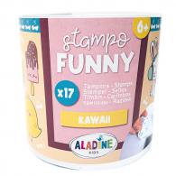 Aladine Stempel Set Stampo Funny Kawaii 17 stuks - #593577
