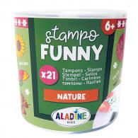 Aladine Stempel Set Stampo Funny Natuur 21 stuks - #593578