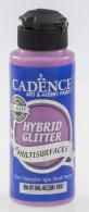 Cadence Hybride acrylverf Glitter Goud - Hazeran paars 01 189 0107 0120  120 ml (10-21) - #281907