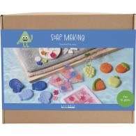 CC Groepsset Zeep Maken Blauw, Groen, Roze en Oranje - #603186