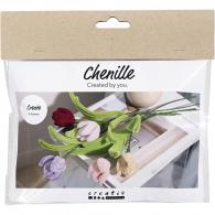 CC Mini Hobbyset Bloemen van Chenilledraad - #594435