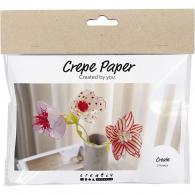CC Mini Hobbyset Crêpepapier Bloemen Pastelkleuren - #594420