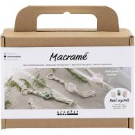 CC Mini Hobbyset Macramé Sleutelhangers Kristallen - #593633