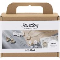 CC Mini Hobbyset Sieraden Oorbellen Armband en Halsketting met Bloemontwerp - #594437