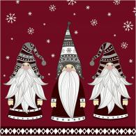 CC Servetten Kerst Dwergen 33x33 cm 20 stuk - #594709