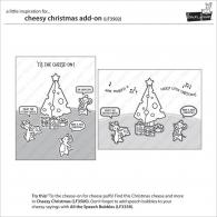 Cheesy Christmas Add-On Clear Stamps (LF3502) - #585864