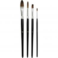 Creativ Company - CC Aquarelverf Penselen Set 4 stuks - #591796