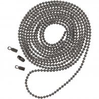 Creativ Company - CC Balletjesketting 1,5 mm Donkergrijs 1 m - #590947