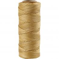 Creativ Company - CC Bamboekoord 1 mm Goud 65 m - #591656