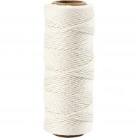 Creativ Company - CC Bamboekoord 1 mm Wit 65 m - #591648