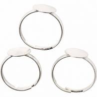 Creativ Company - CC Basis voor Ring Zilver 3 stuks - #591059