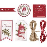 Creativ Company - CC Cadeaulabels Set Kerstgnomen 6-delig - #590510