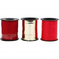 Creativ Company - CC Cadeaulint Set 3x15 m Rood - #590272