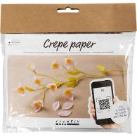 Creativ Company - CC Creatieve Mini Hobbyset Crêpepapier Bloemen Kersentak - #590432