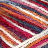 Creativ Company - CC Creotime Sokkenwol 50gr Multigekleurd Blauw Rood - #592716