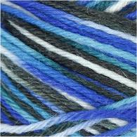 Creativ Company - CC Creotime Sokkenwol 50gr Multigekleurd Blauw Turquoise | GoedkoopsteHobby - #592638