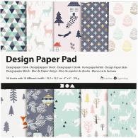 Creativ Company - CC Design Papier Blok 15,2x15,2 cm 50 vel - #590849