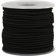 Creativ Company - CC Elastiek Koord 2 mm 25 m Zwart | GoedkoopsteHobby - #590059
