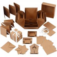 Creativ Company - CC Explosion Box 12x12 cm Kraft Bruin - #590360