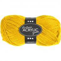 Creativ Company - CC Fantasia Acrylgaren 50gr Geel - #592475