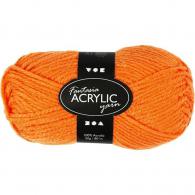 Creativ Company - CC Fantasia Acrylgaren 50gr Oranje - #592561