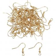 Creativ Company - CC Franse Oorbelhaak 18 mm Goud 100 stuks - #591191
