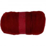 Creativ Company - CC Gekaarde Wol 100gr Warm Rood - #592565
