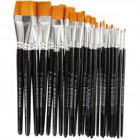 Creativ Company - CC Gold Line Acryl Penselen All-round Set 30 stuks - #592026