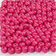 Creativ Company - CC Houten Kralen 5 mm Roze 150 stuks - #591020