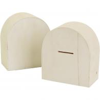 Creativ Company - CC Houten Spaarpot 10x9 cm 12 stuk - #590094