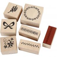 Creativ Company - CC Houten Stempelset Natuur - #591457