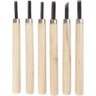 Creativ Company - CC Houtsnijden Gutsen Set - #588887