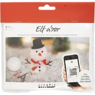 Creativ Company - CC Miniatuur Set Kabouterdeur Sneeuwpop - #591815