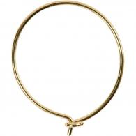 Creativ Company - CC Oorbellen Rond 20 mm Goud 8 stuks - #590927