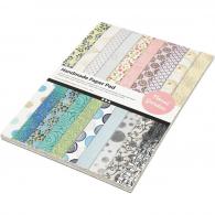 Creativ Company - CC Papierblok Handgemaakt Bloementuin A4 20 vel - #590405