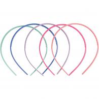 Creativ Company - CC Plastic Haarbanden 8 mm Multigekleurd 5 stuks - #590926