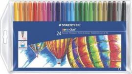 Diy - Noris Club Kleurstift - Set 24 St - viltstiften - #493000