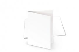 Dubbele kaarten Kangaro 105x150mm 300grs wit 25 stuks - #509943