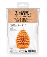 Graine Creative - GC Siliconen Kaarsen Mal Dennenappel h: 7,2 cm - #598770