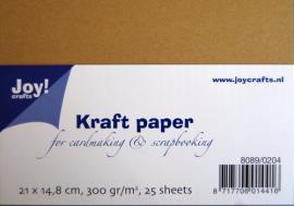 Joy! Crafts Kraft papier A5 21x14,8 cm 25vl 002420/0204 300gr - #361215