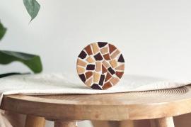 LC DIY Set - Mozaïek Onderzetter 4 stuks Beige - #599690