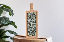 Little Creations - LC DIY Pakket Mozaïek Borrelplank - Groen - #598862