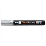 Marvy Uchida Deco Fabric Marker Silver | GoedkoopsteHobby - #599242