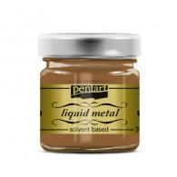 Pentart Liquid Metal Solvent Brons 30ml - #594237