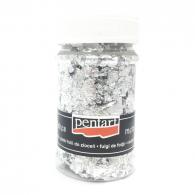 Pentart Metalen Vlokken Zilver 100ml M8 - #594301